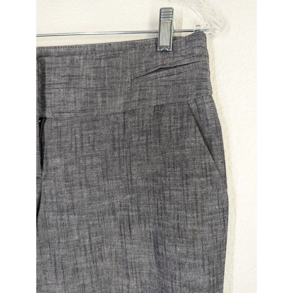 Vintage Tracy Evans Wide Leg Cuffed Grey Dress Pants Size 9 - Picture 4 of 6